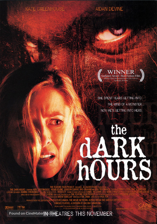 The Dark Hours - Canadian Movie Poster