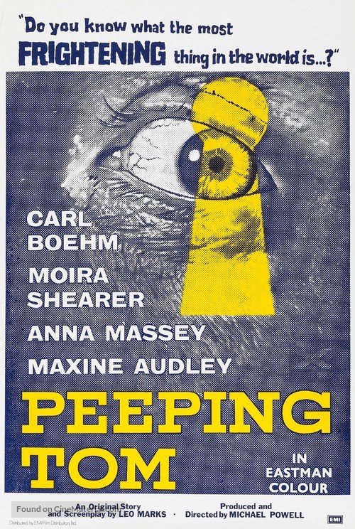 Peeping Tom - British Movie Poster