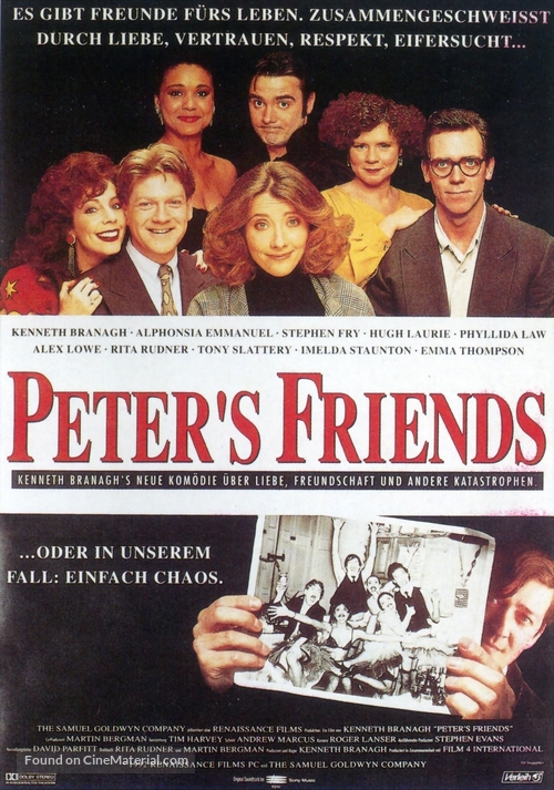 Peter&#039;s Friends - German Movie Poster
