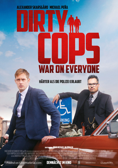 War on Everyone - German Movie Poster