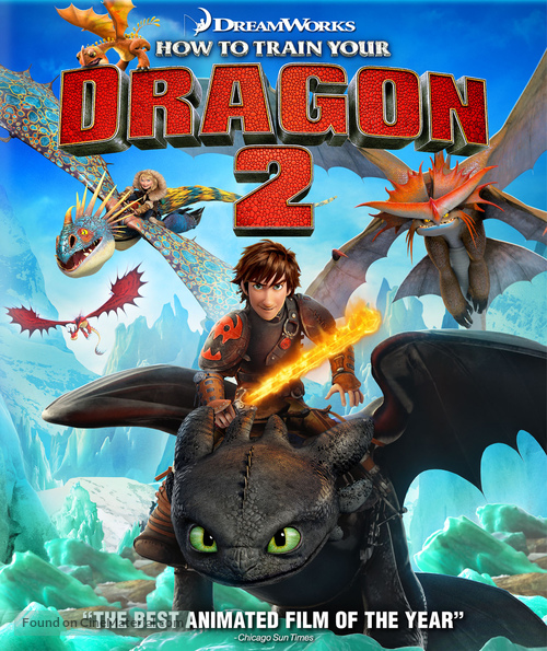 How to Train Your Dragon 2 - Blu-Ray movie cover