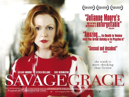 Savage Grace - British Movie Poster
