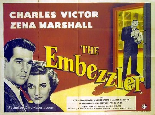 The Embezzler - British Movie Poster