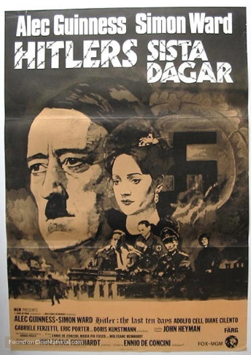 Hitler: The Last Ten Days - Swedish Movie Poster