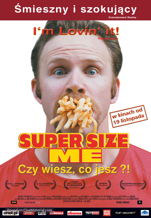 Super Size Me - Polish Movie Poster