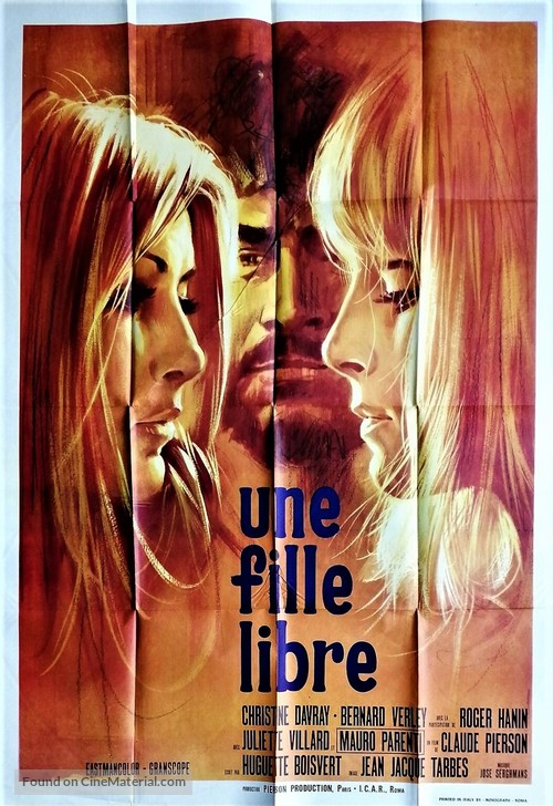 Une femme libre - French Movie Poster
