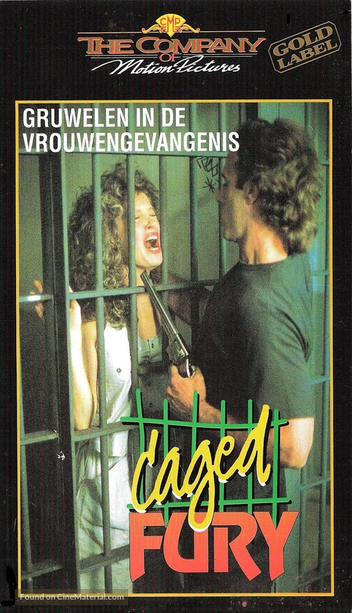 Caged Fury - Dutch VHS movie cover