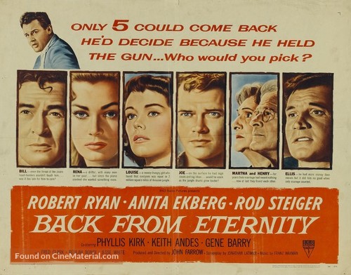 Back from Eternity - Movie Poster
