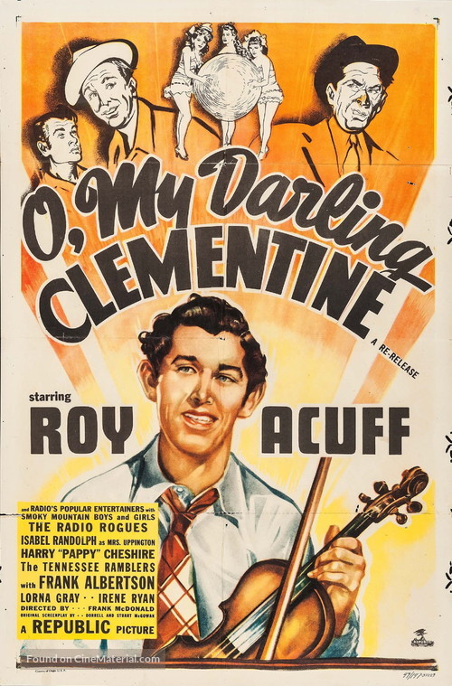 O, My Darling Clementine - Re-release movie poster