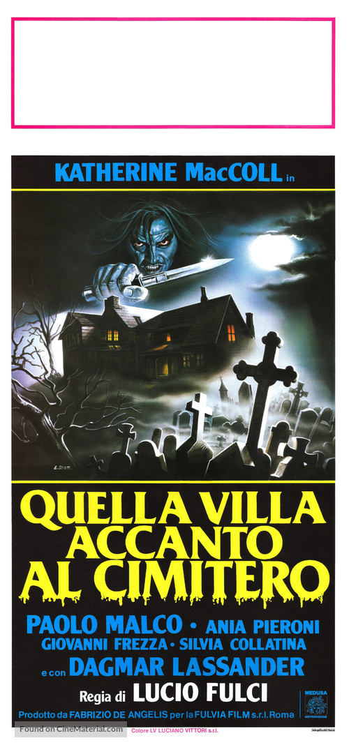 Quella villa accanto al cimitero - Italian Movie Poster