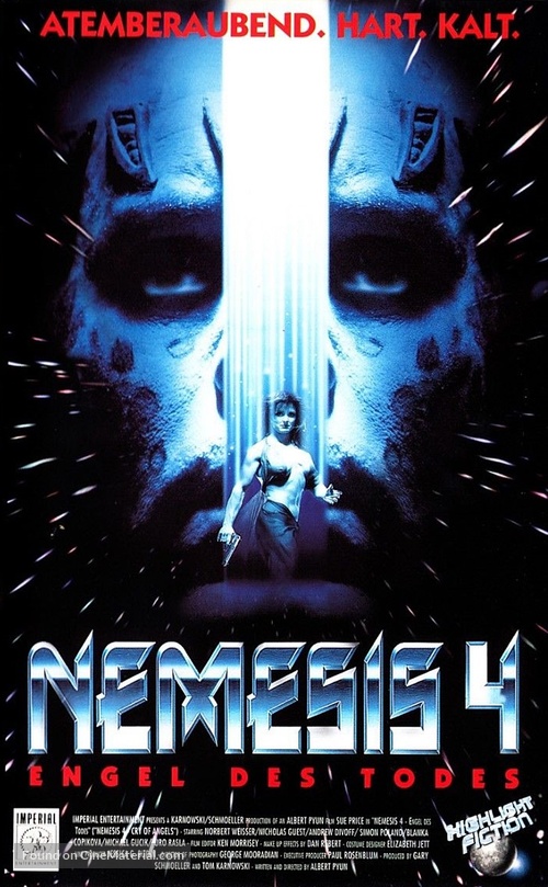 Nemesis 4: Death Angel - German VHS movie cover