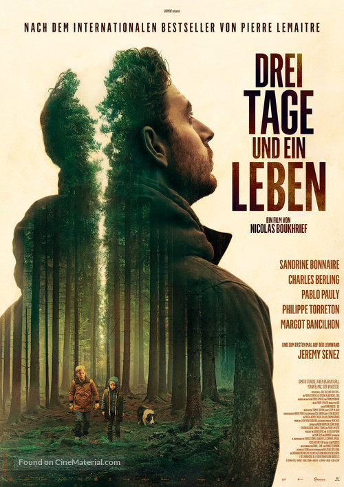 Trois jours et une vie - German Movie Poster