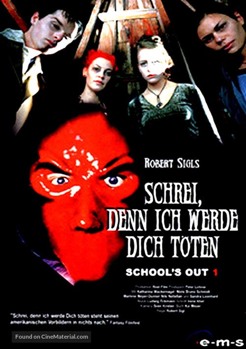 Schrei - denn ich werde dich t&ouml;ten! - German DVD movie cover