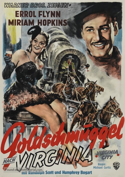 Virginia City - German Movie Poster