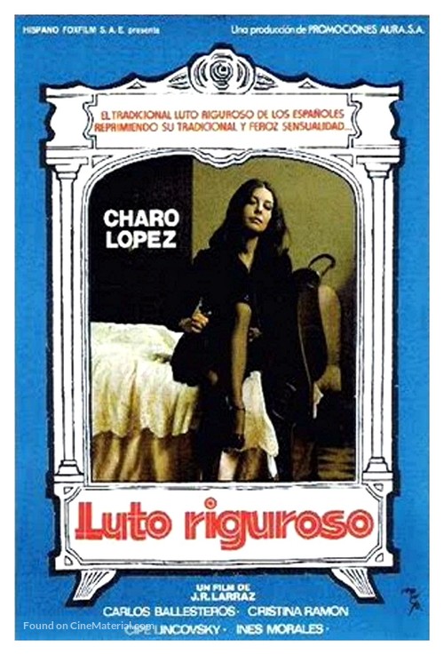 Luto riguroso - Spanish Movie Poster