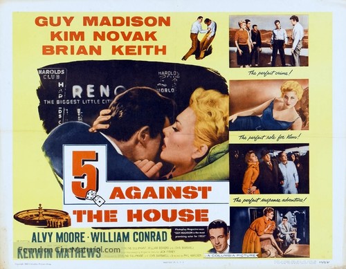 5 Against the House - Theatrical movie poster