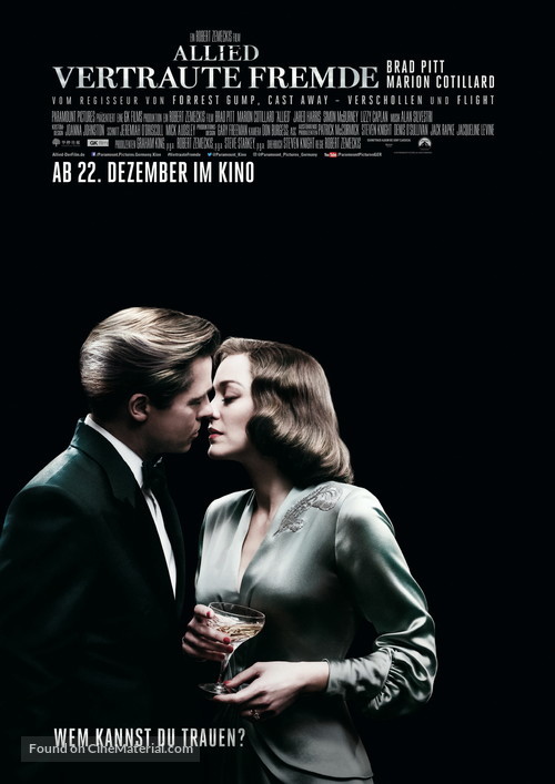 Allied - German Movie Poster