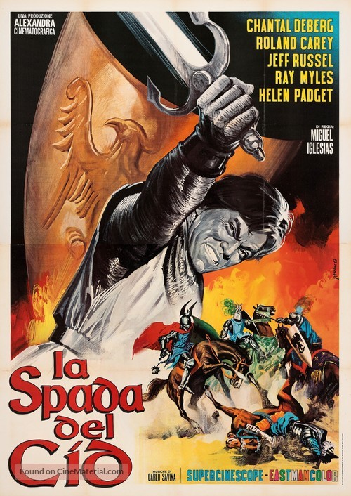 La spada del Cid - Italian Movie Poster