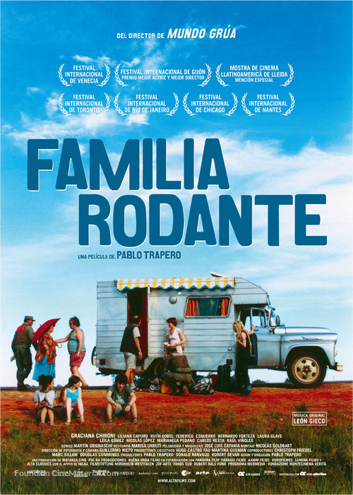 Familia rodante - Spanish Movie Poster