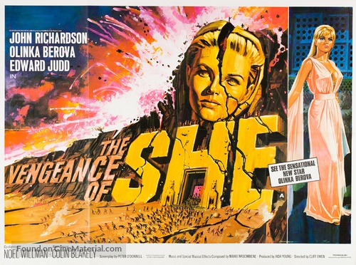 The Vengeance of She - British Movie Poster