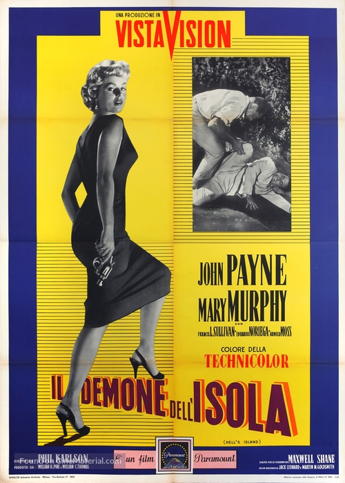 Hell&#039;s Island - Italian Movie Poster
