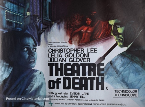 Theatre of Death - British Movie Poster