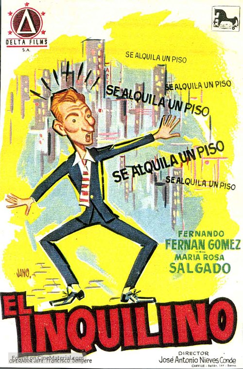 Inquilino, El - Spanish Movie Poster