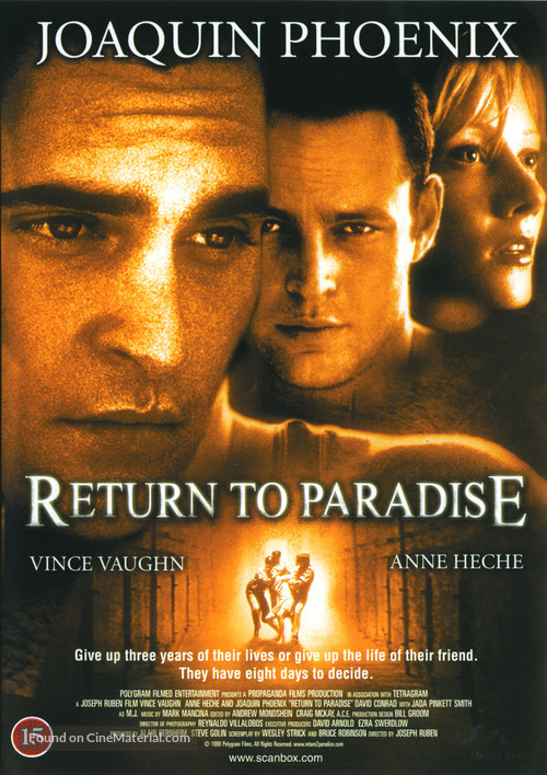 Return to Paradise - Danish DVD movie cover