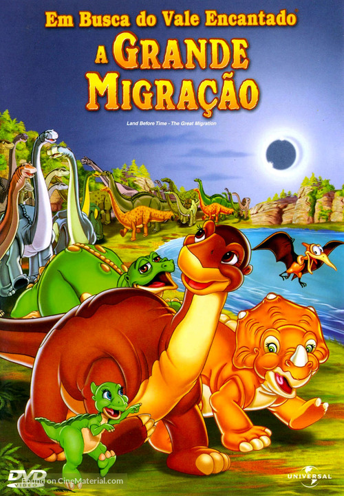 The Land Before Time X: The Great Longneck Migration - Brazilian DVD movie cover