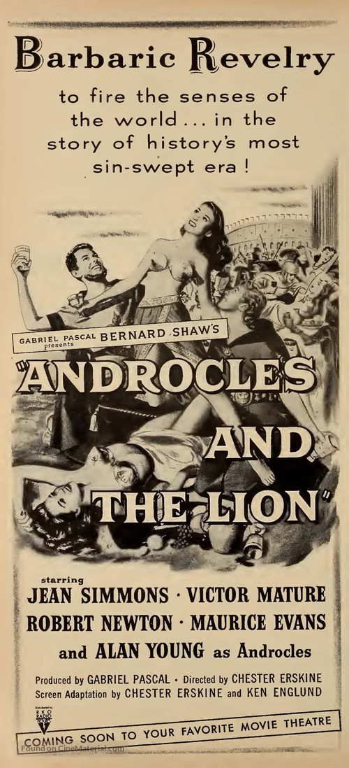 Androcles and the Lion - poster