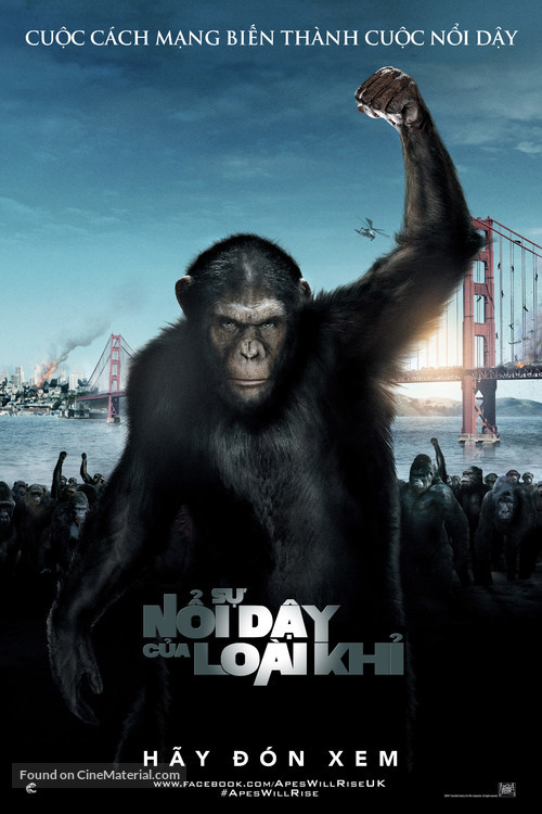 Rise of the Planet of the Apes - Vietnamese Movie Poster