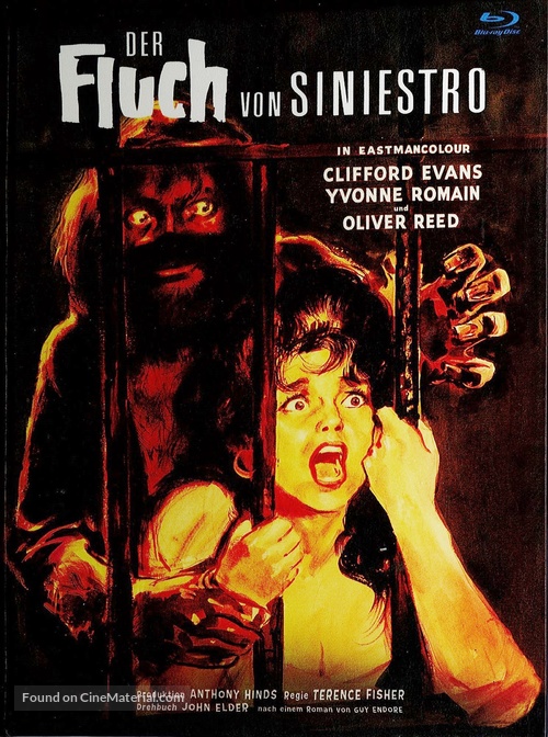 The Curse of the Werewolf - German Blu-Ray movie cover