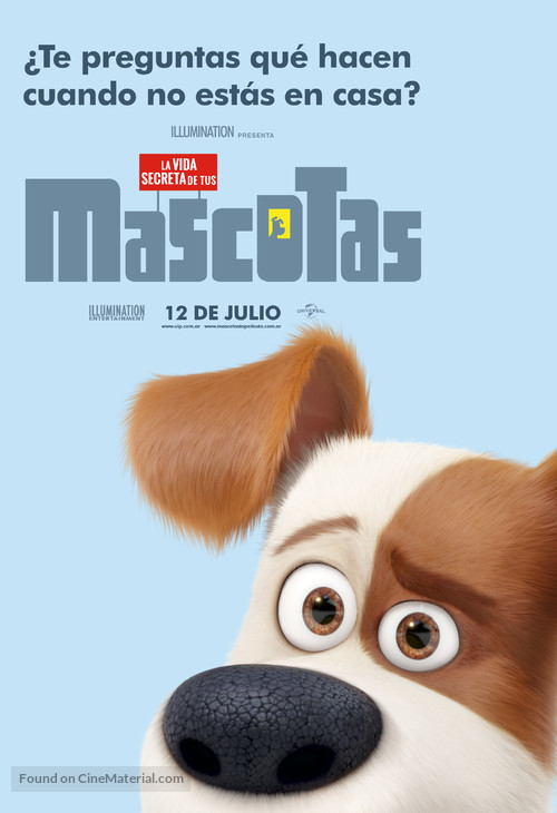 The Secret Life of Pets - Argentinian Character movie poster