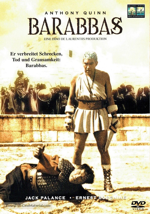 Barabbas - German DVD movie cover