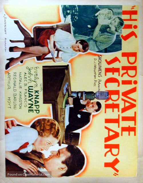 His Private Secretary - Movie Poster