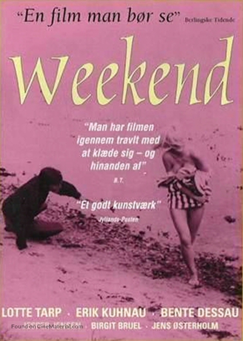 Weekend - Danish Movie Poster