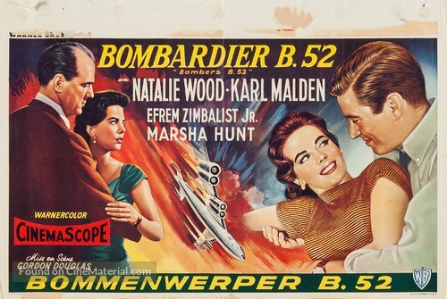 Bombers B-52 - Belgian Movie Poster