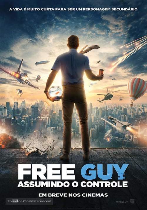 Free Guy - Brazilian Movie Poster