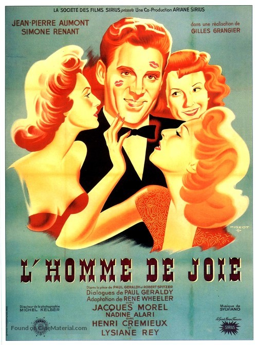 L&#039;homme de joie - French Movie Poster