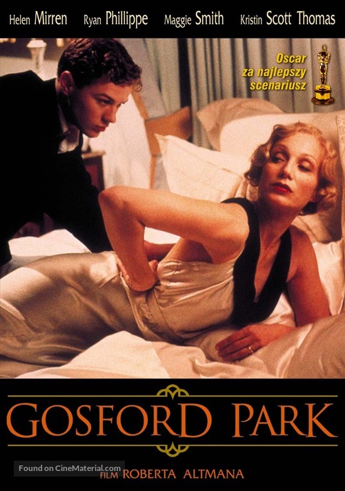 Gosford Park - Polish DVD movie cover