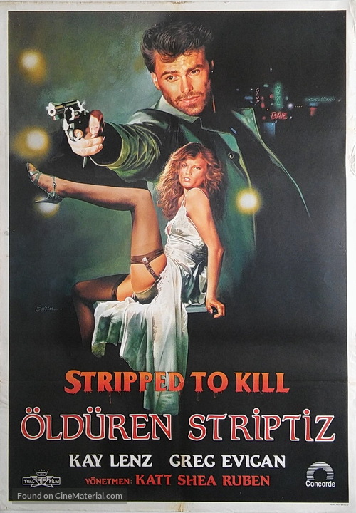 Stripped to Kill - Turkish Movie Poster