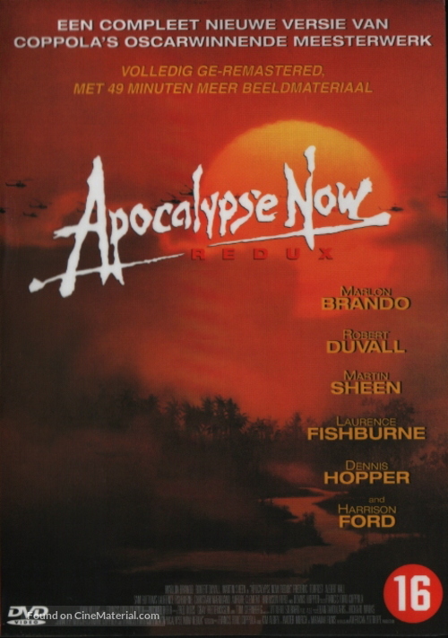 Apocalypse Now - Dutch DVD movie cover
