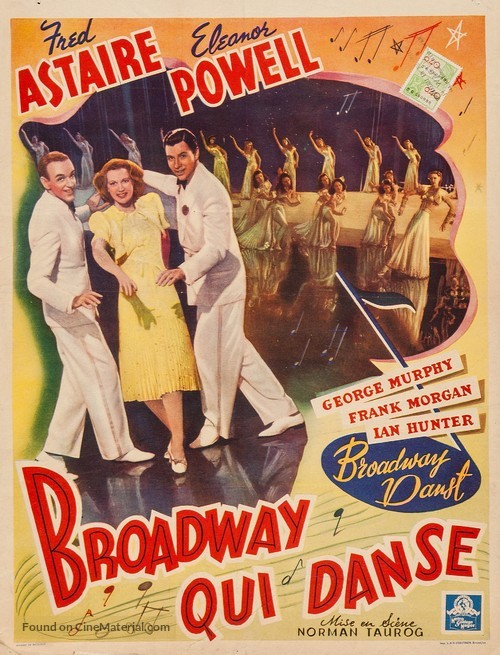 Broadway Melody of 1940 - Belgian Movie Poster