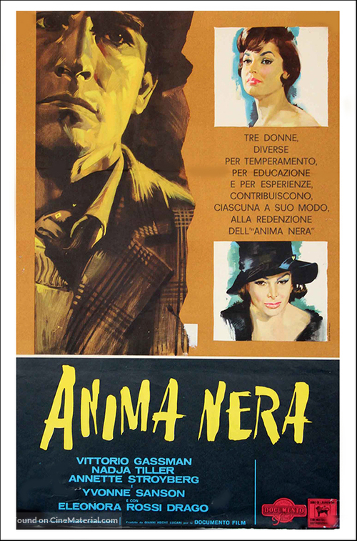 Anima nera - Italian Movie Poster