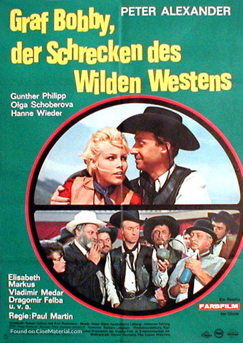 Graf Bobby, der Schrecken des wilden Westens - German Movie Poster