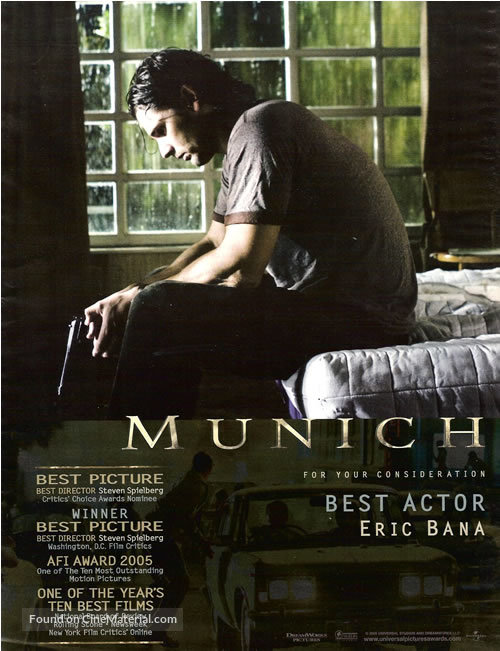 Munich - For your consideration movie poster