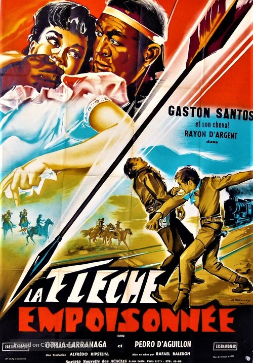 La flecha envenenada - French Movie Poster