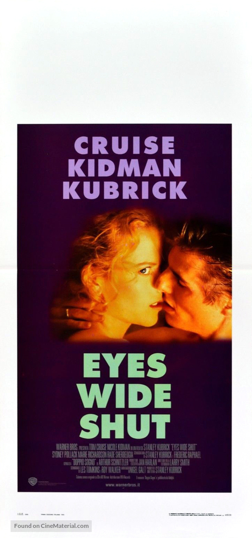 Eyes Wide Shut - Italian Movie Poster