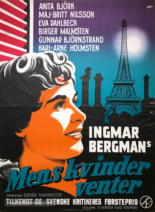 Kvinnors v&auml;ntan - Danish Movie Poster
