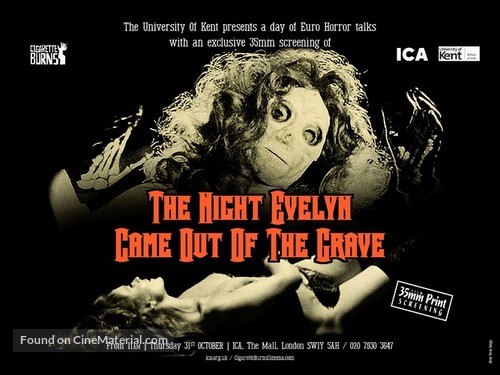 La notte che Evelyn usc&igrave; dalla tomba - British Movie Poster